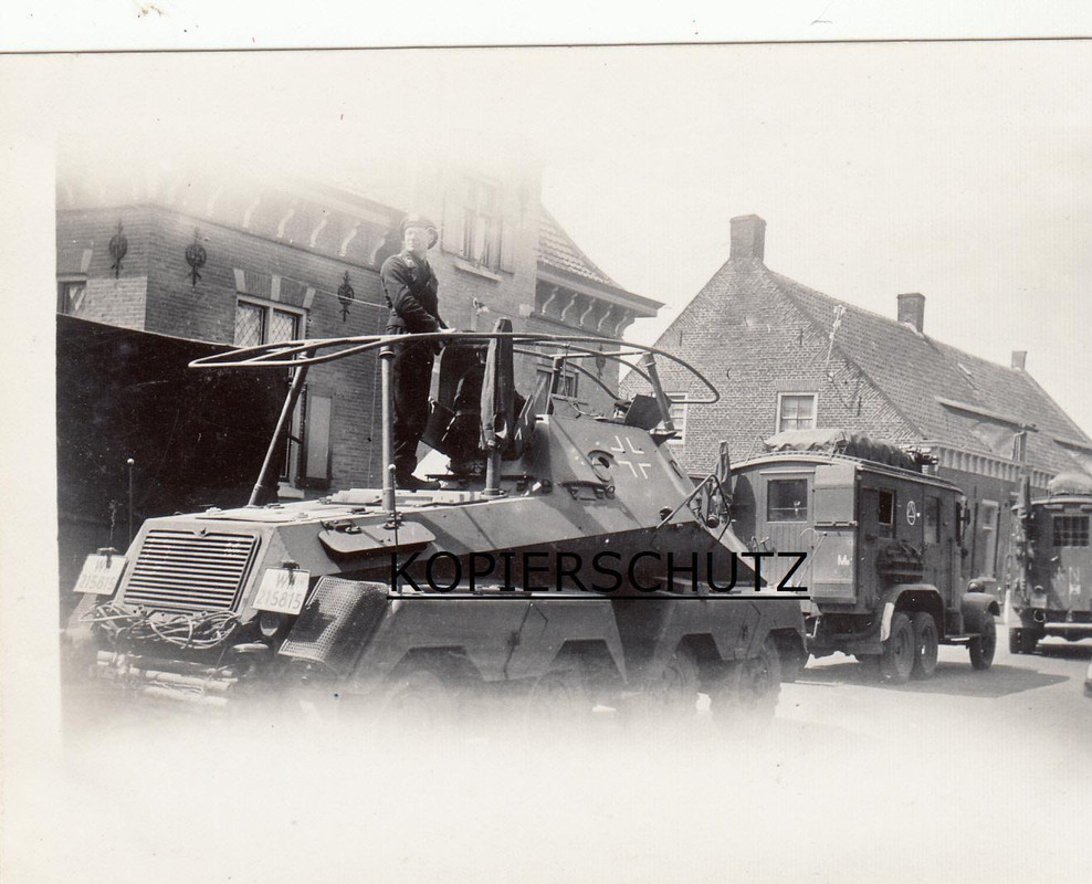 Foto Holland Mei 1940 Panzer Schwerer Panzerspäh