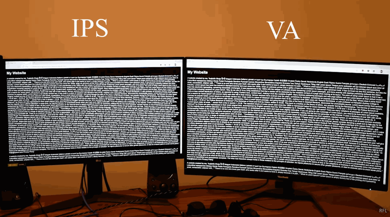 IPS VA black smearing