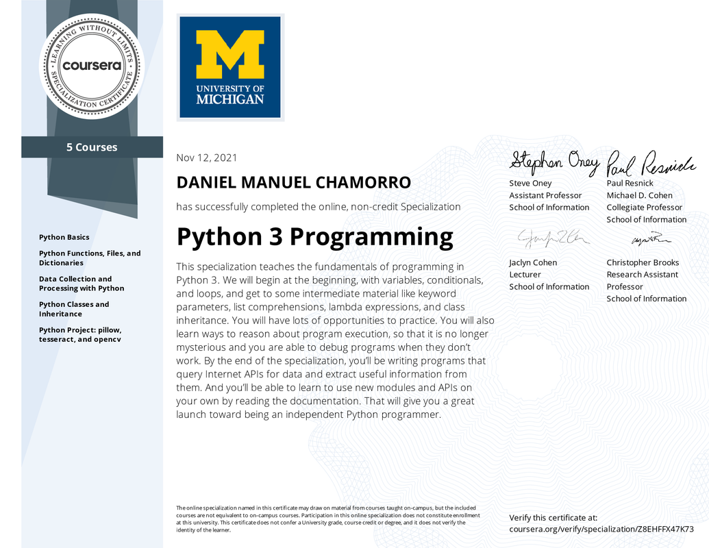 Coursera Z8EHFFX47K73