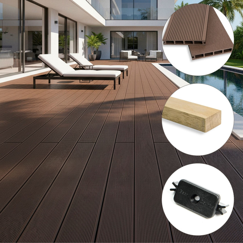 1 tarima exterior composite pack instalacion completo