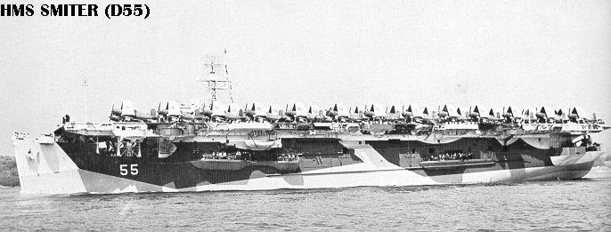 Artillero, Ex-USS Vermillion CVE-52 y Ex-HMS Smiter D55