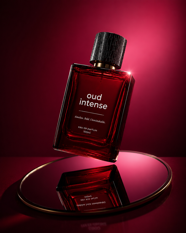 Example result for: Floating Above the Mirror: Ultra-Premium Beauty Ad Prompt