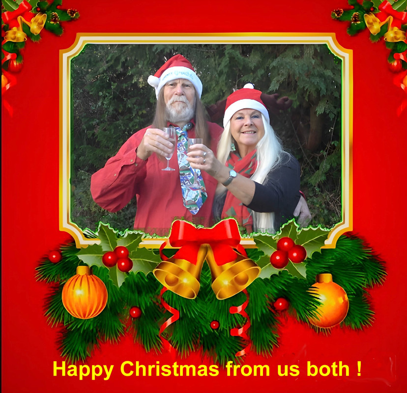 Happty Christmas from us both