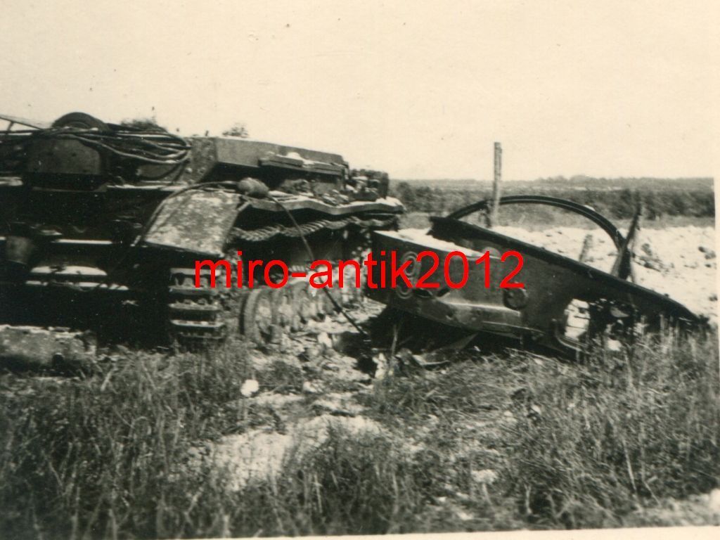 Foto, Panzer-Regiment 39, Nahaufnahme, zerstörte