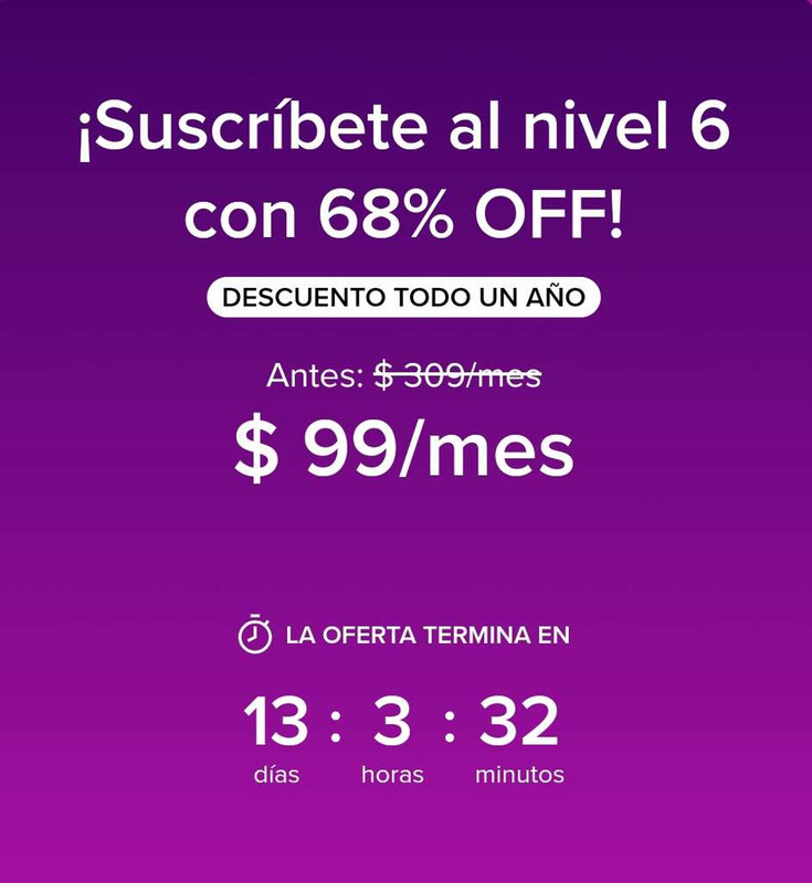 Suscripción al nivel 6 Mercadolibre 