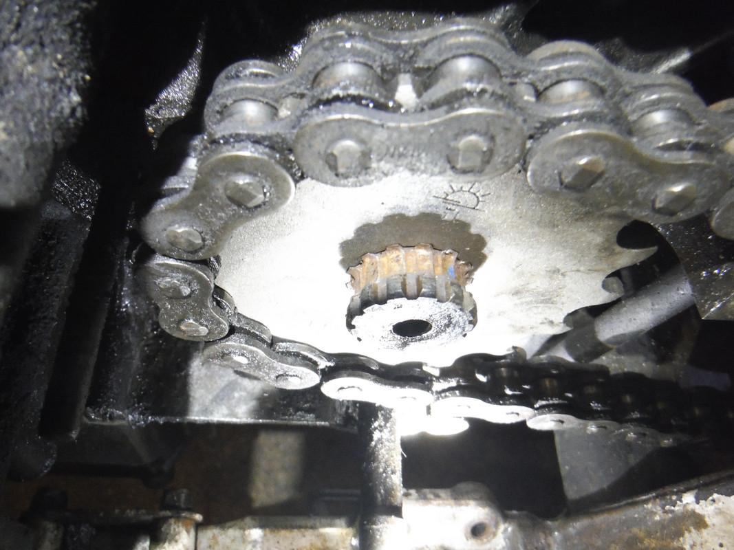 New Sprocket Fitted With Huge Gap