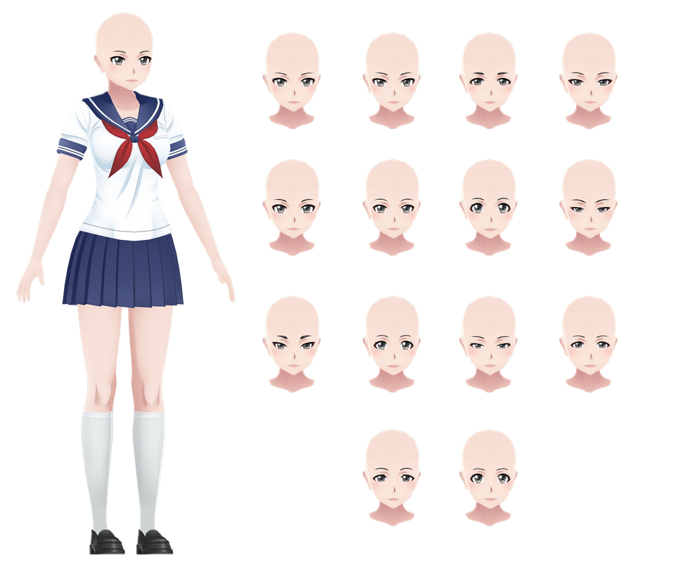 i made yandere simulator characters in roblox