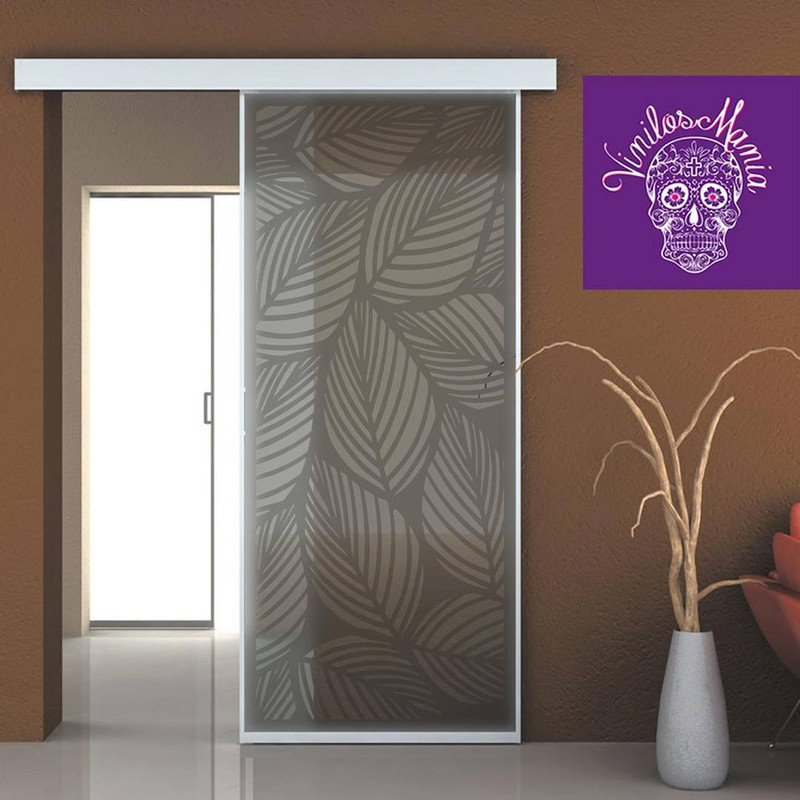 Empavonado Hojas – Shower Door Baño