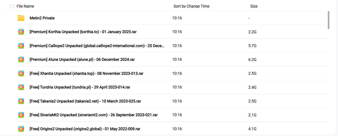 [Unpack] Metin2 Private Client Collection - Mesaj 1 - Imagine 1