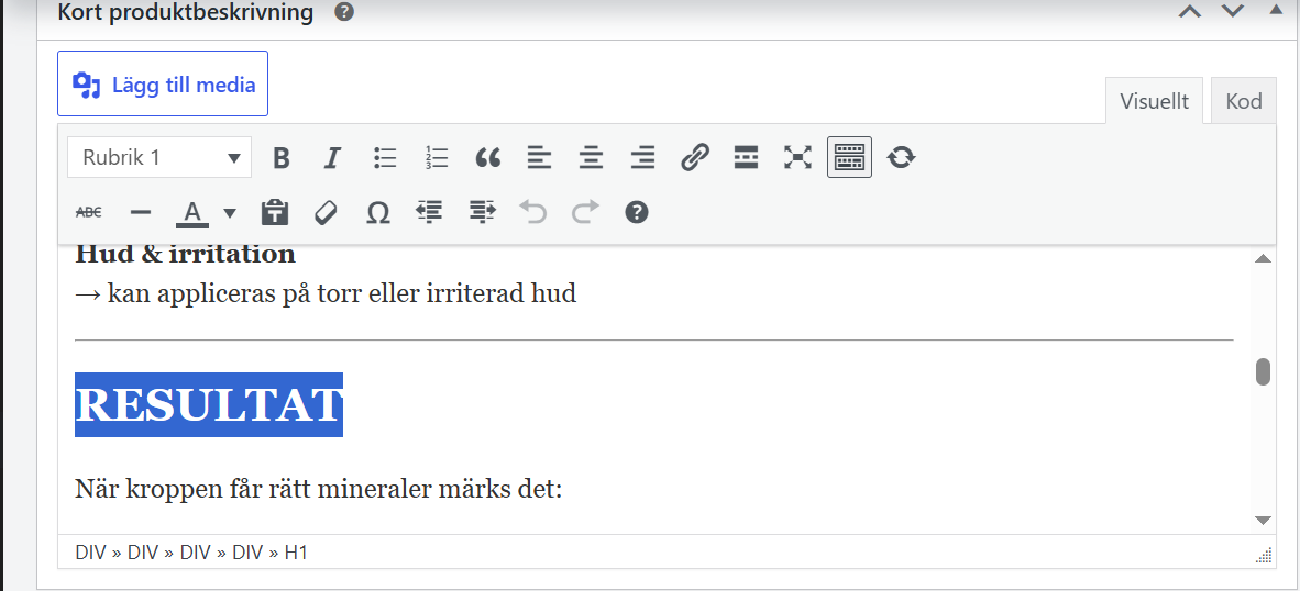 resultat