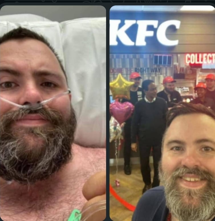 Peter D. before and after