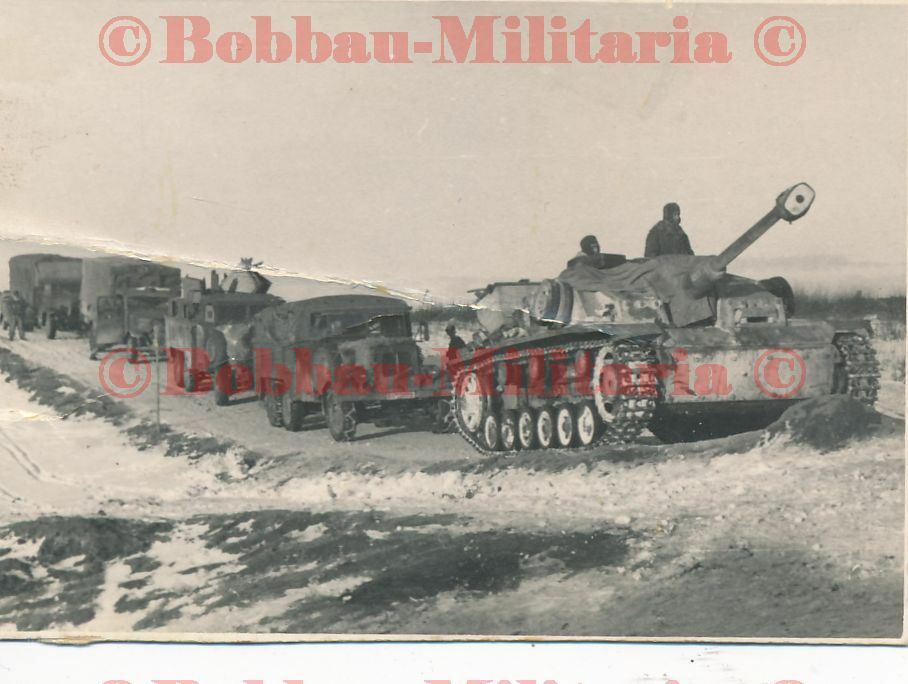 Russland 1943 Sturmgeschütz Langrohr weiße Winter-Tarnung Ost-Sc