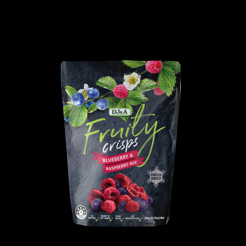 Raspberry Mix Fruity Crisps Blueberry Raspberry Mix 10x20 gm DJ A — Postimages