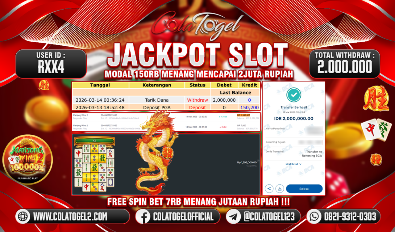 JACKPOT SLOT GACORR!!