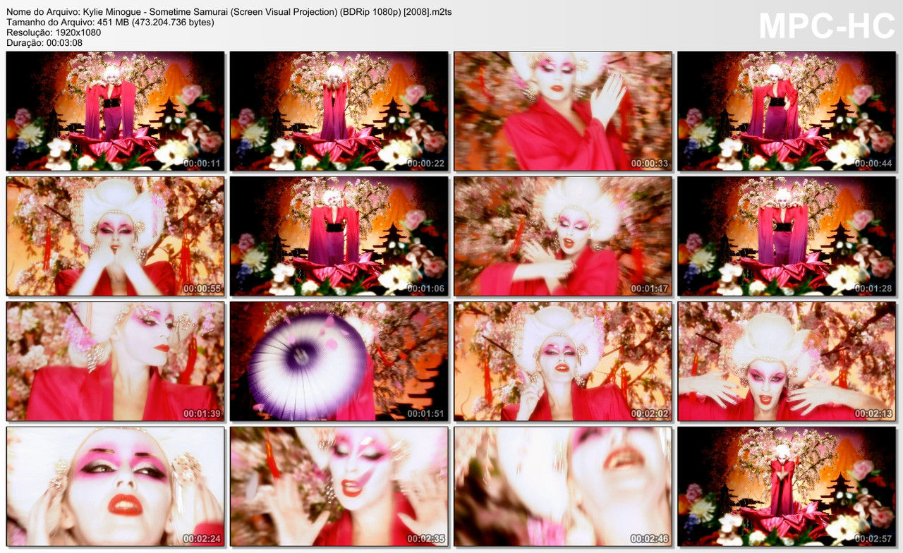 Kylie Minogue - Sometime Samurai (Screen Visual Projection) (BDRip 1080p) [2008]