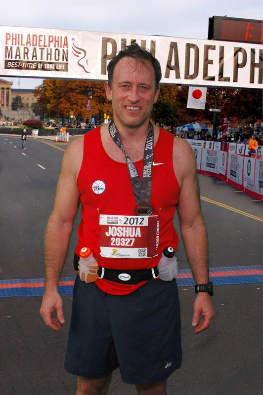 Joshua participating New York City Marathon