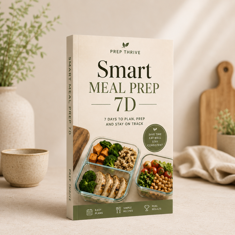 Prep Thrive Smart Meal Prep 7-Day System guide mockup