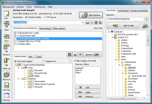 Personal Backup 6.0.8.1 Personal Backup 6.0.8.1