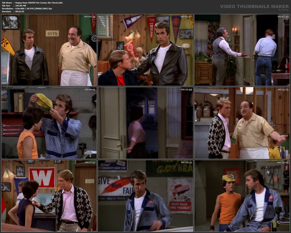 Happy Days S05E05 My Cousin, the Cheat.mkv