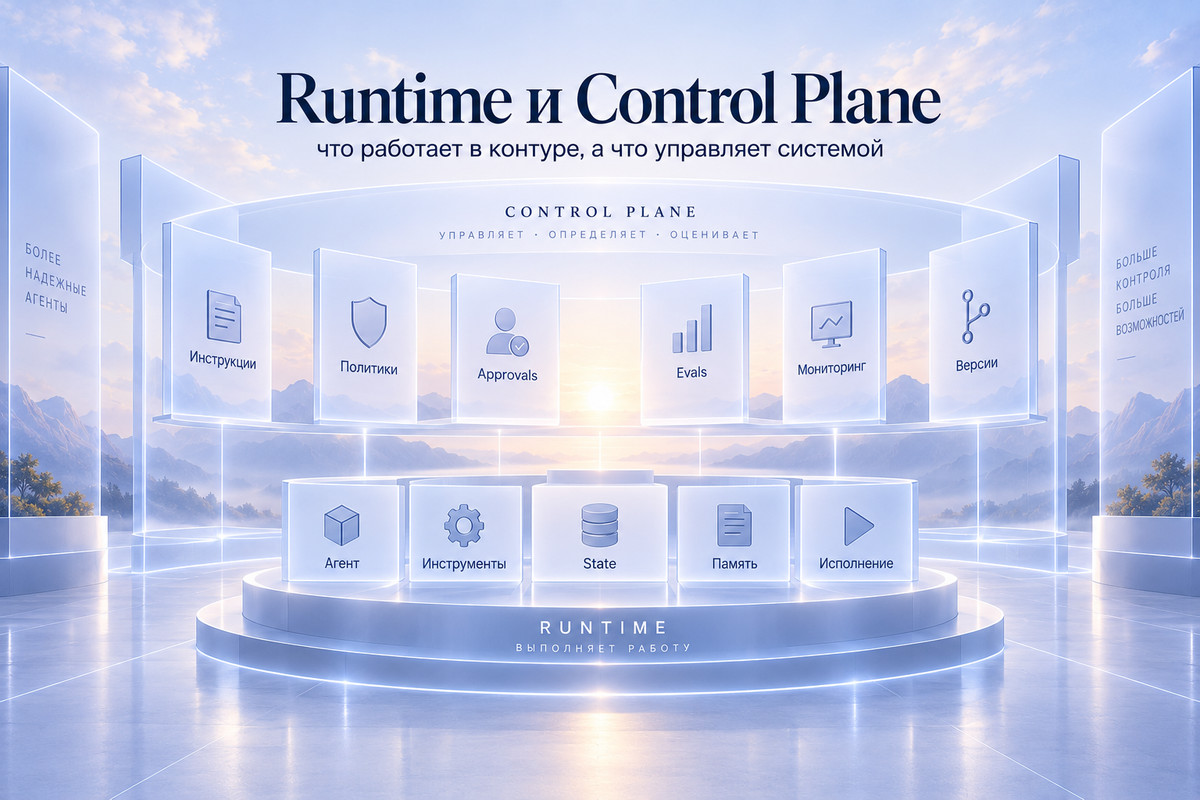 Runtime и Control Plane в архитектуре ИИ-агента