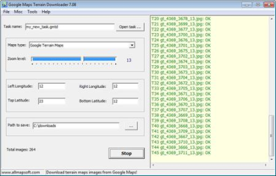 AllmapSoft Google Maps Terrain Downloader 7.11