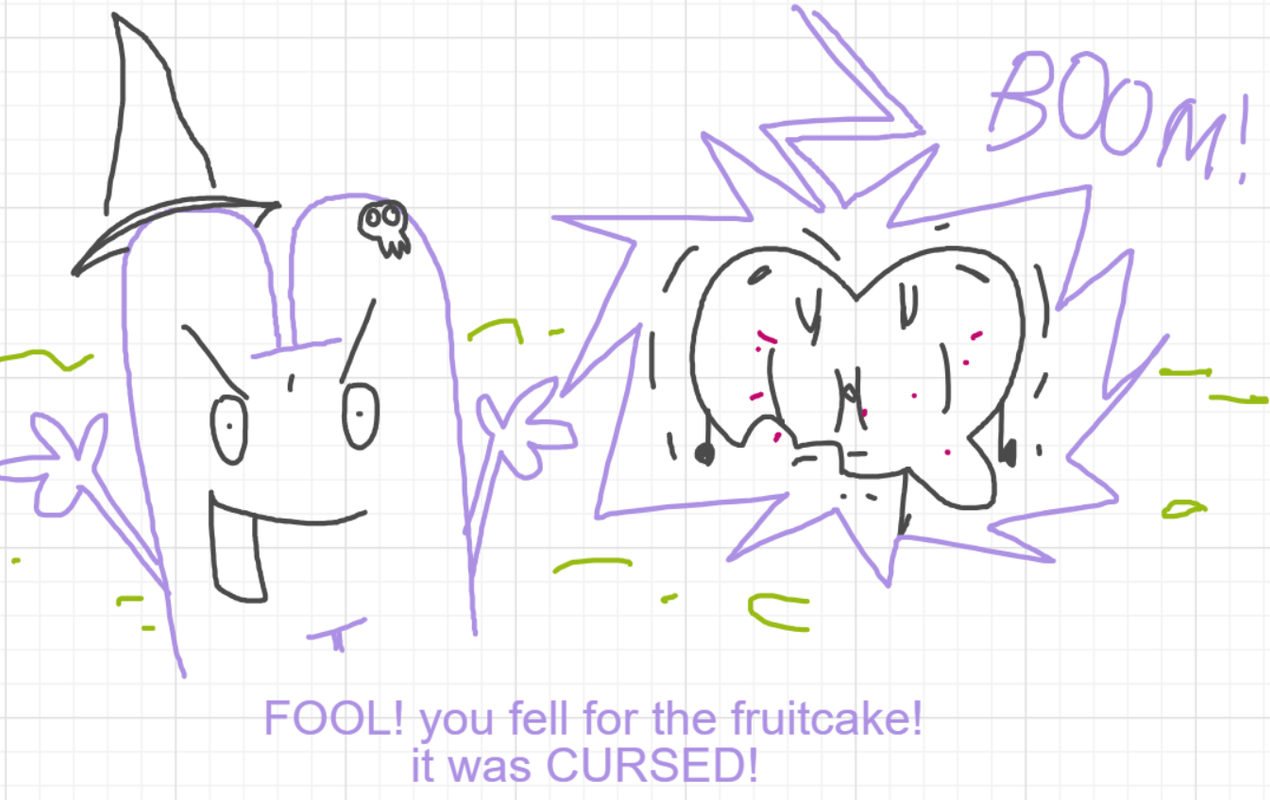 A panel from You're In Danger, Boy, episode seven of the Board Boards object show by Furretwalk/WalkingFurret.