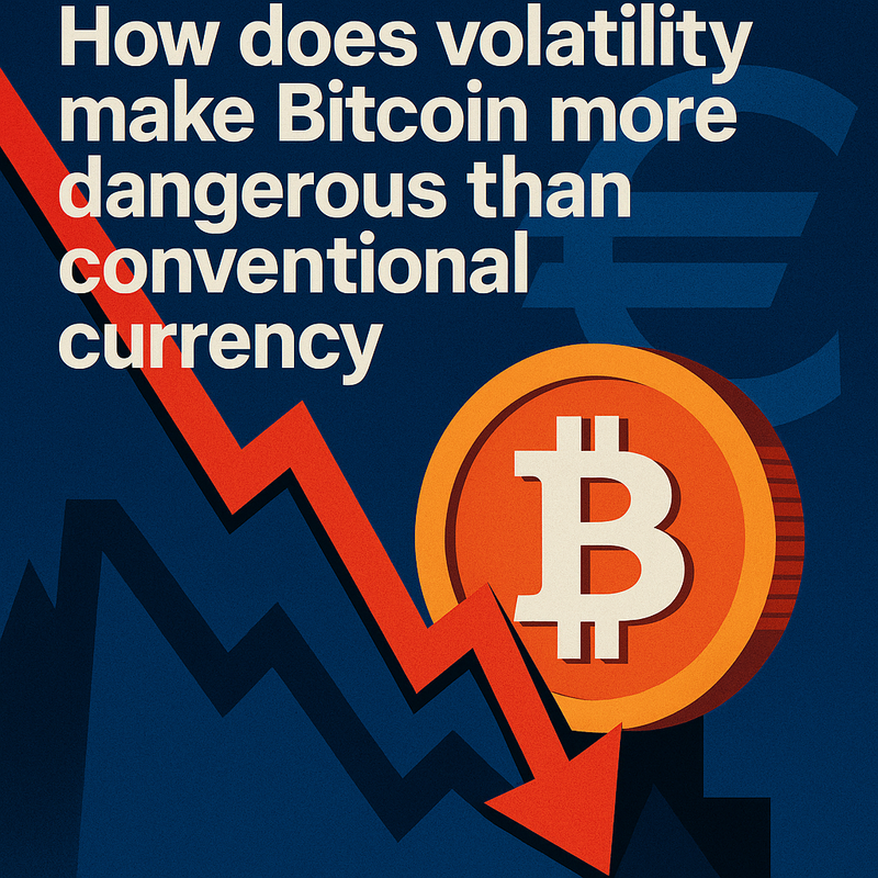How does volatility make Bitcoin more dangerous than conventional currency