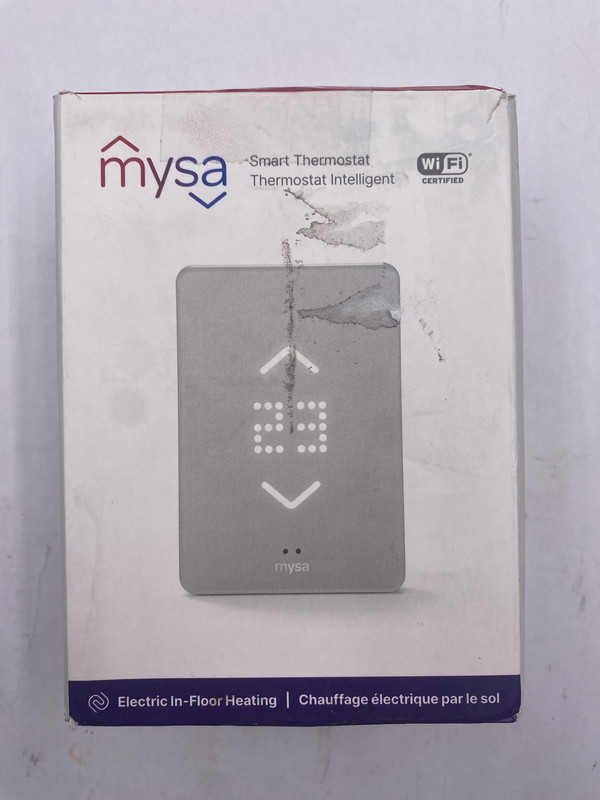 MYSA IN-FLOOR V1-0 SMART THERMOSTAT FOR ELECTRIC-IN-FLOOR HEATERS WHITE