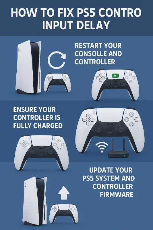 How to Fix PS5 Controller Input Delay – 11 Proven Fixes for Lag-Free Gaming