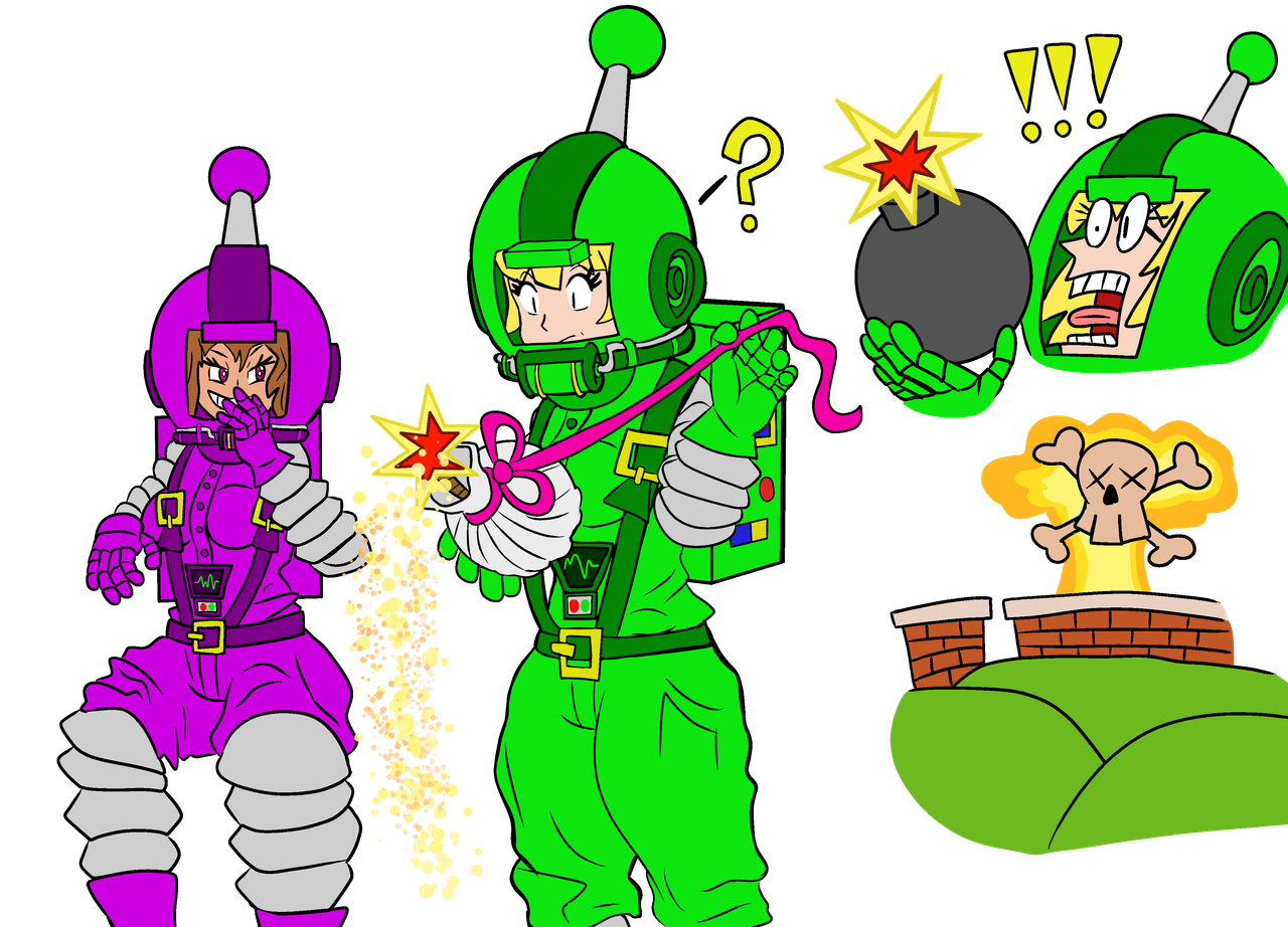 atomic bomberwoman explosive surprise base color