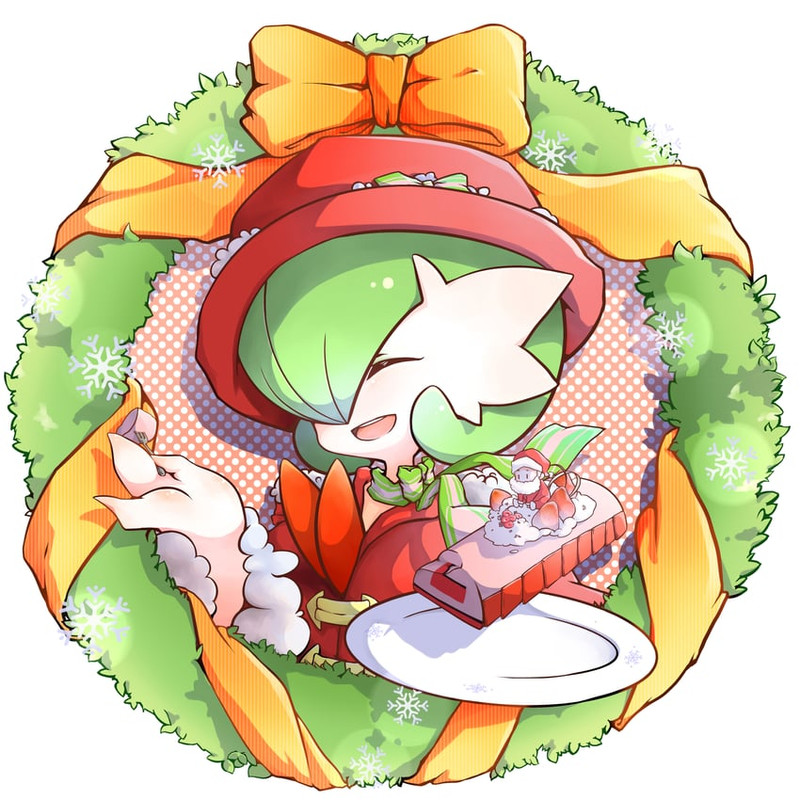 gardevoir-mega-gardevoir-and-santa-claus