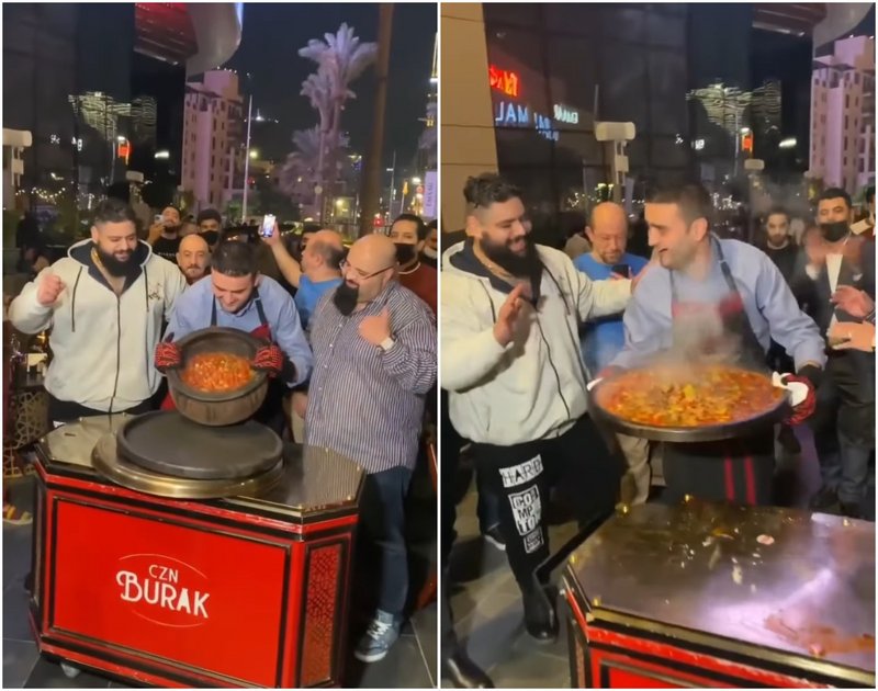 &#039;Иранския Хълк&#039; се глези при известен готвач в Дубай