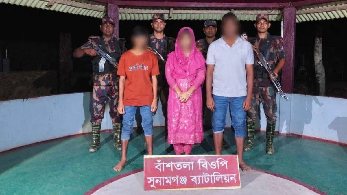 দোয়ারাবাজার সীমান্তে ৩ বাংলাদেশি আটক