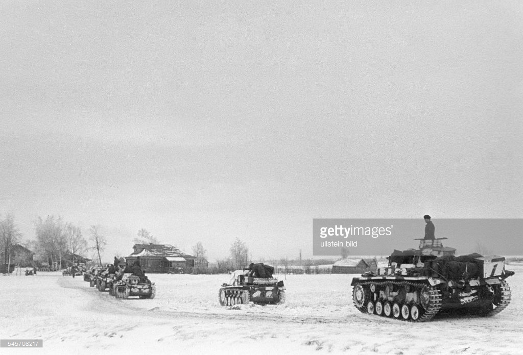 battle of Moscow Oct.41-jan.42 German tanks (pzk
