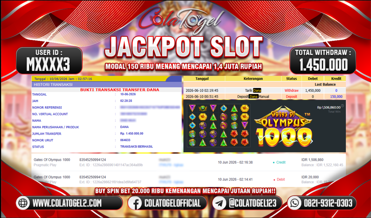 JACKPOT SLOT GACOR!!