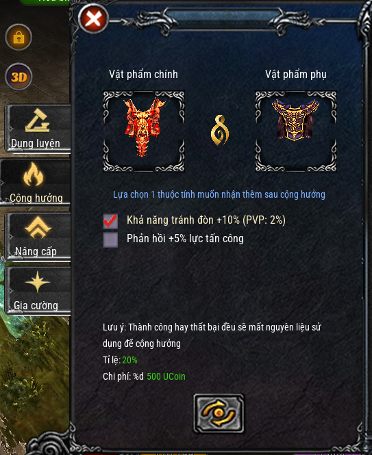 Hướng dẫn tính năng cộng hưởng