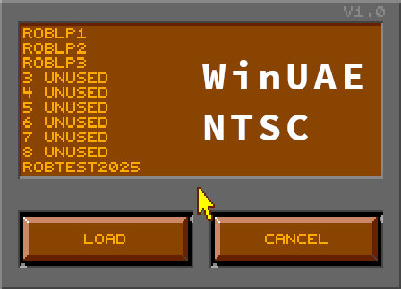 winuae ntsc loadmenu