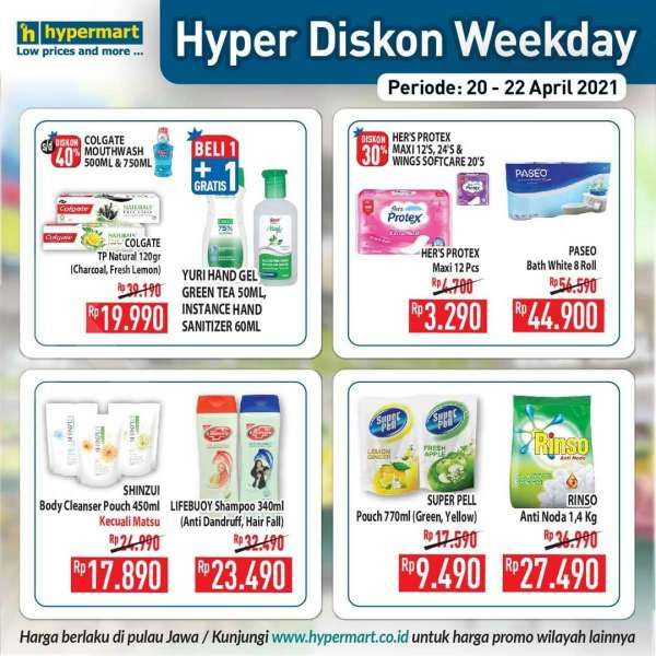 Katalog Promo Hypermart 20-22 April 2021 
