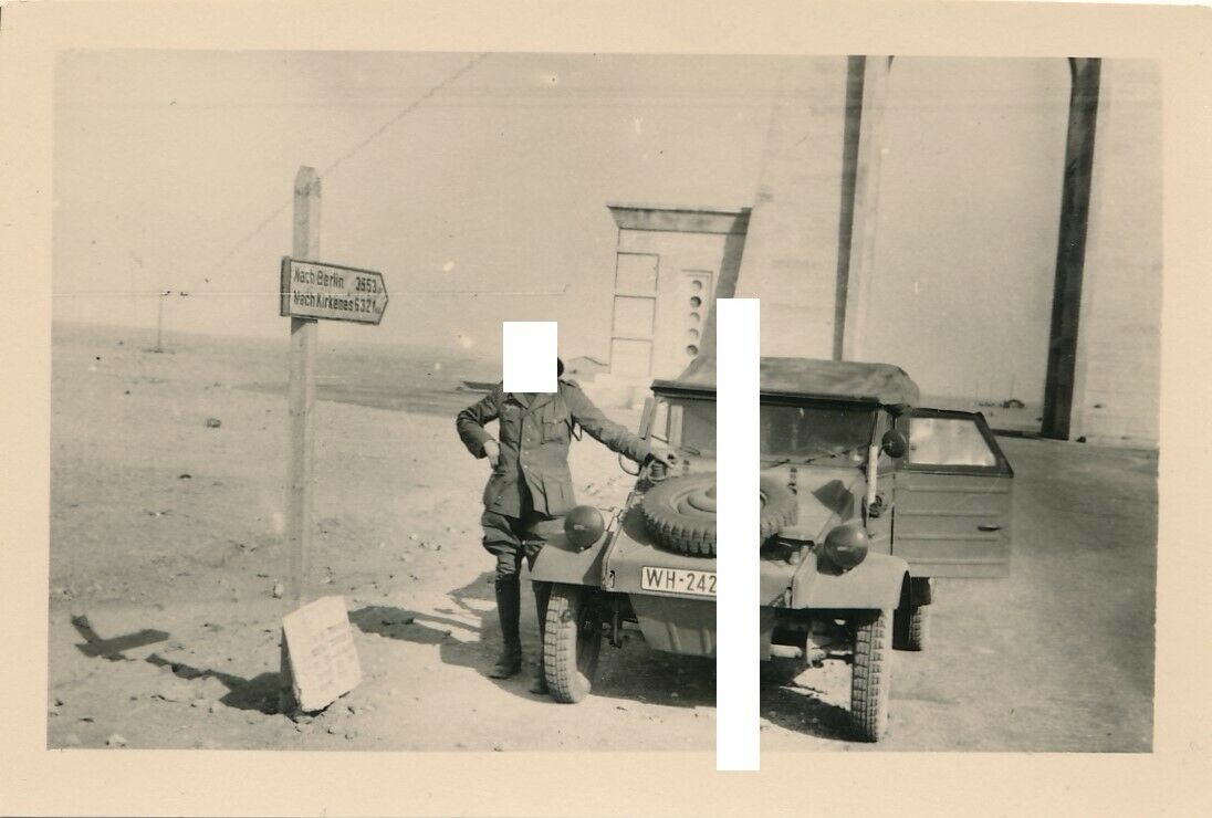 Afrika Korps deutscher PKW VW Kübelwagen Nummernschild