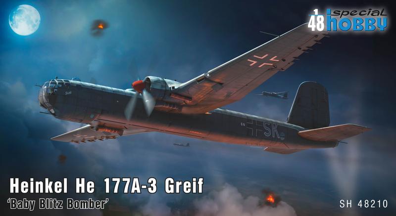 1/48 - Heinkel He-177A Greif by Special Hobby/MPM - re-released