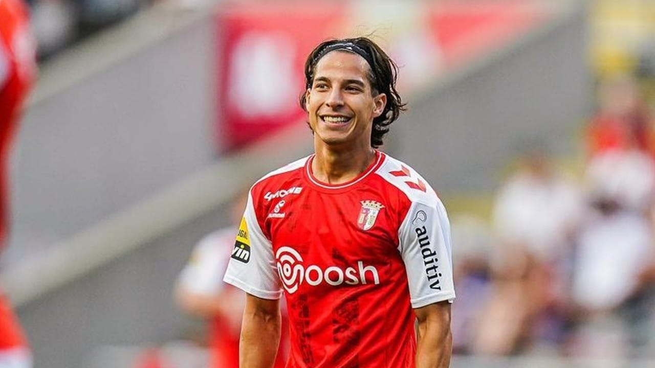 Diego Lainez y la jugada de crack que hizo en la Europa League con el Braga