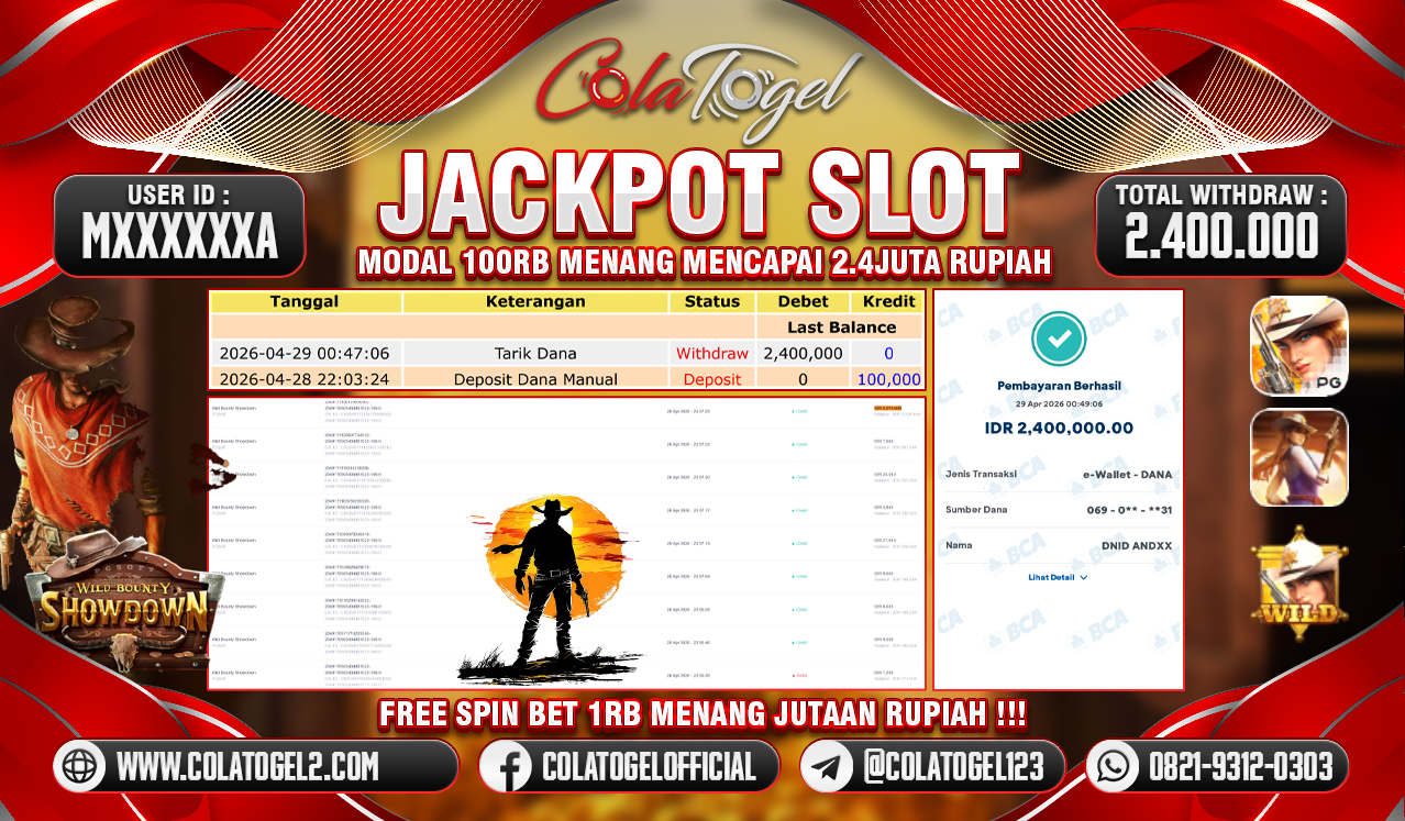 JACKPOT SLOT GACOR!!