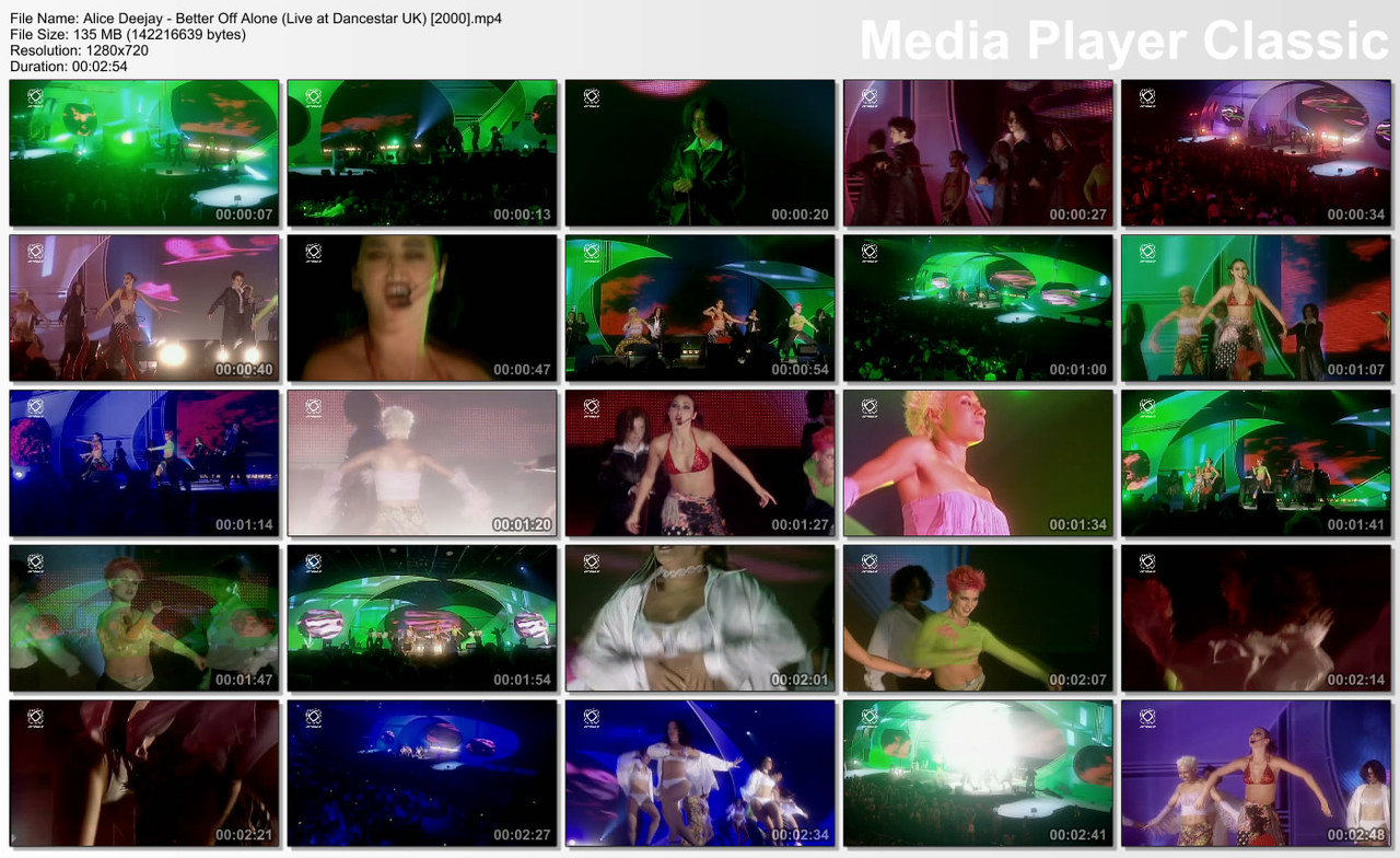 Alice Deejay - Better Off Alone (Live at Dancestar UK) (HD 720p) [2000]