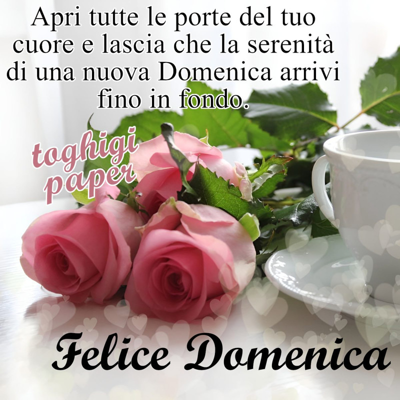 buongiorno domenica