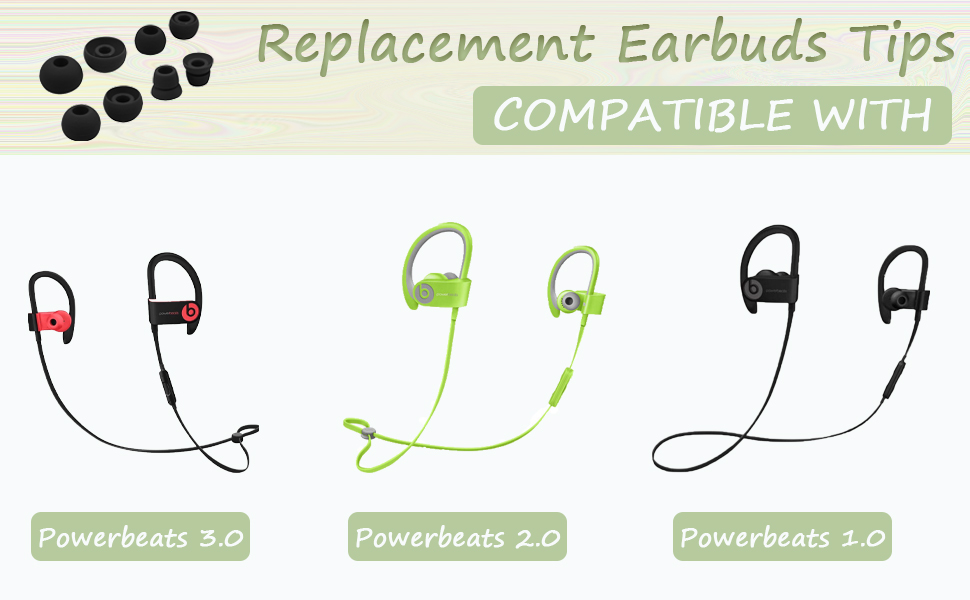 Red Powerbeats Replacement Ear Tips