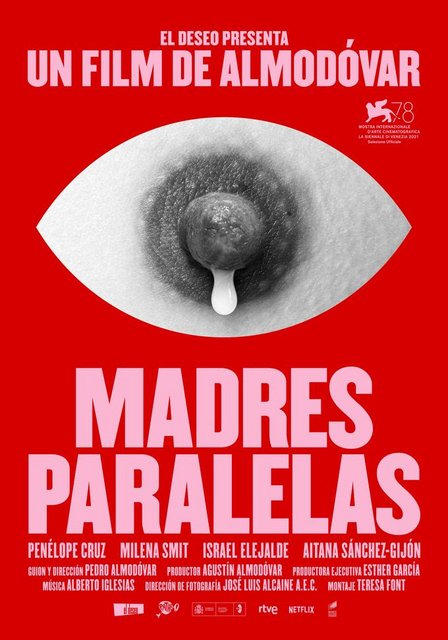 TÉASER PÓSTER DE “MADRES PARALELAS”, DE PEDRO ALMODÓVAR, QUE LLEGARÁ A LOS CINES ESPAÑOLES EL 10 DE SEPTIEMBRE