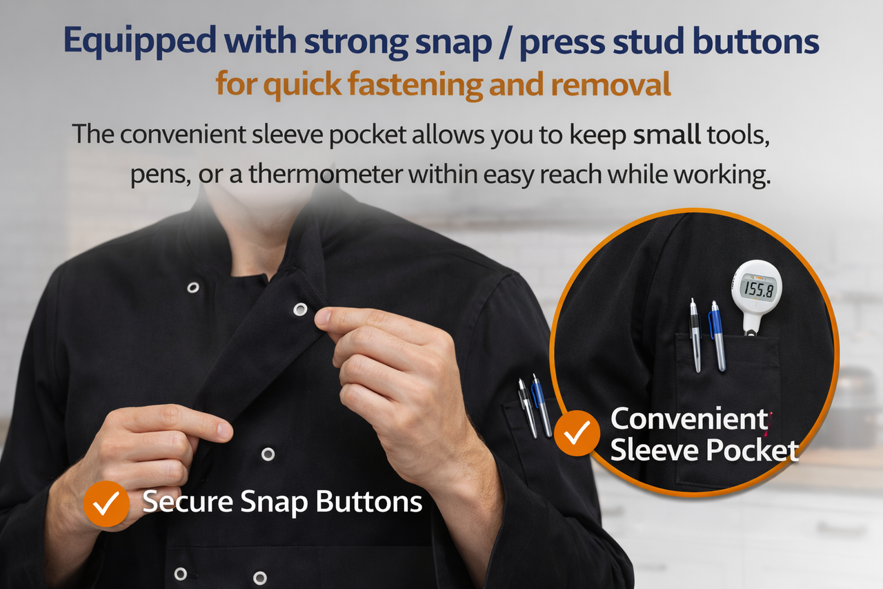 Chef Jacket Features