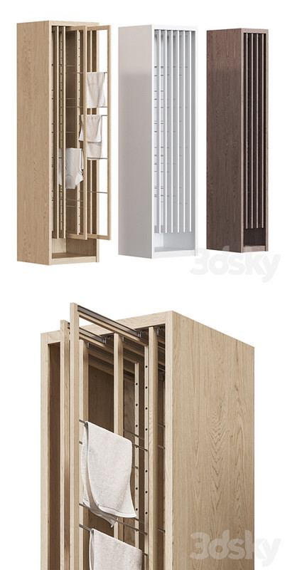 Clothes dryer in the closet