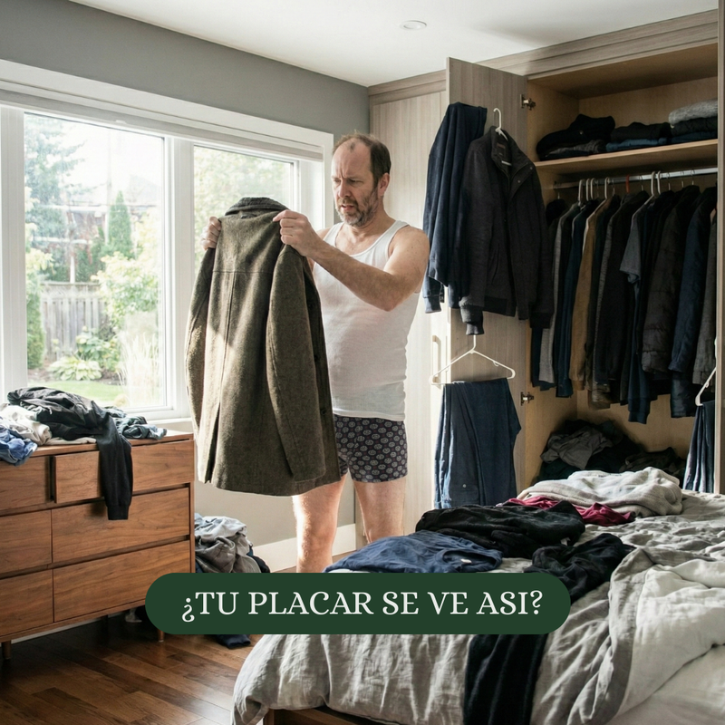 Placard vac&iacute;o sin ropa