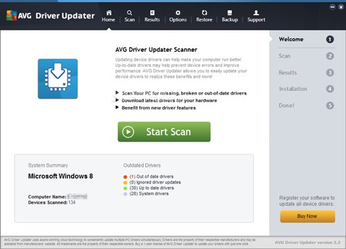 AVG Driver Updater 2.5.8